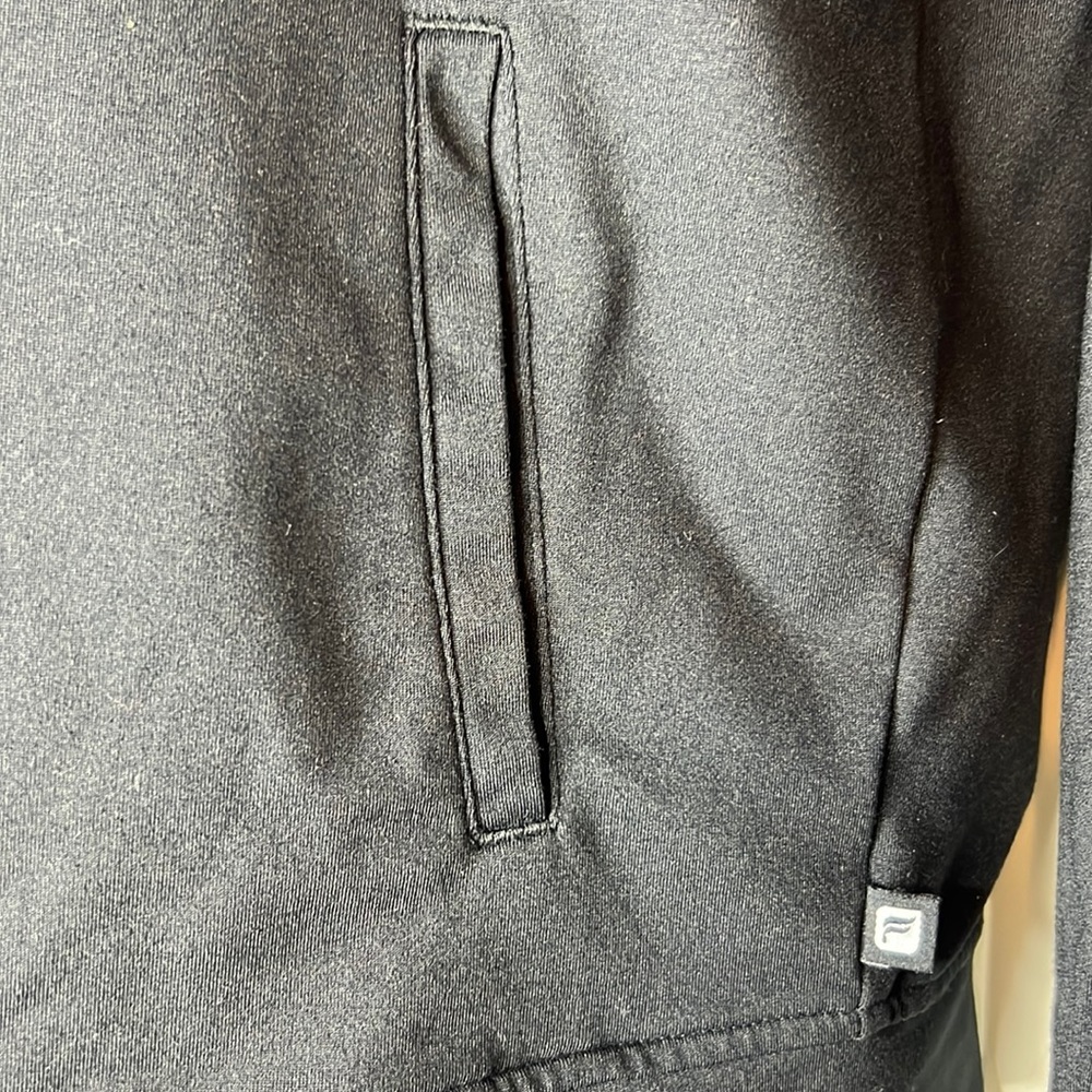Fabletics Zip Front Long Sleeve Black Jacket Sz Xs - image 4